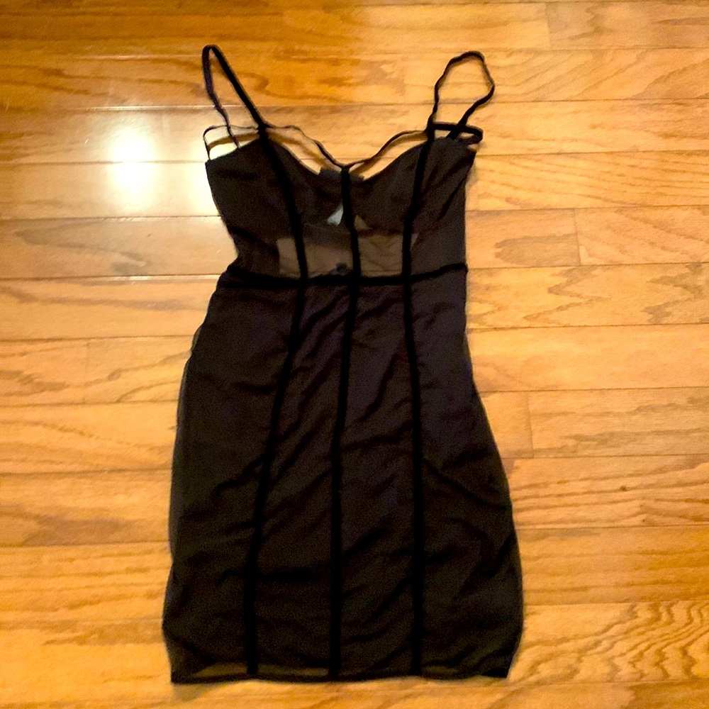 🔥🔥 Sexy black mesh mini dress